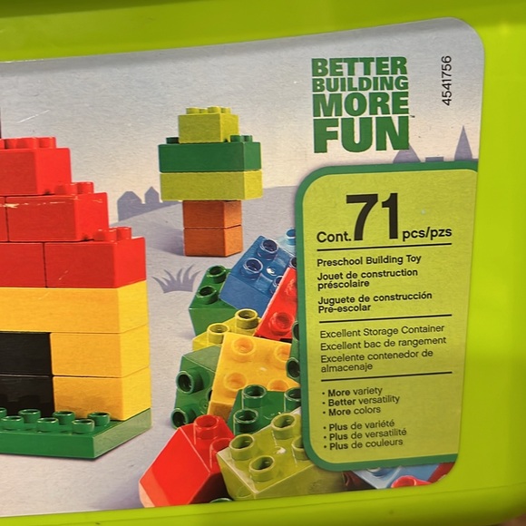 LEGO Duplo Building Set with Storage Bin/Big Bricks Toodler Lego Mega Blocks - Picture 16 of 17